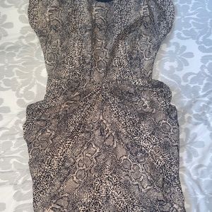 Guess snake print dress size 8